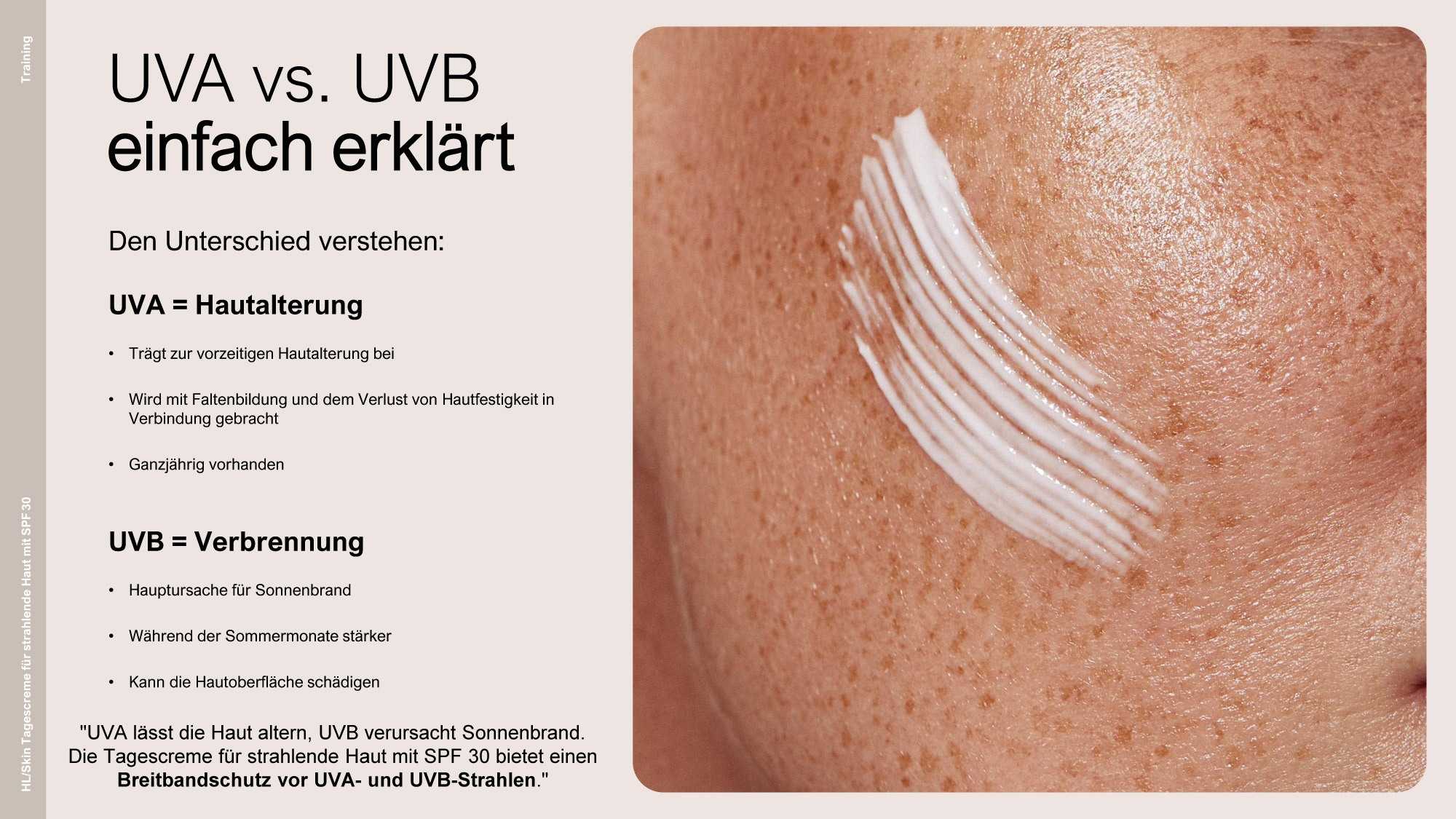 HL/Skin Tagescreme für strahlende Haut SPF 30 (ref: 538K)